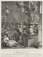 KG 15057
<br/>
Lichtgelovigheid, bijgeloof en fanatisme
<br/>
<em>Hogarth, William (1697 - 1764)</em>